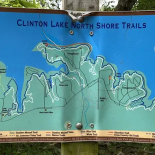 Map of the State park section