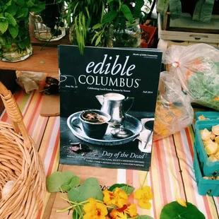 My Edible Columbus cover! Beyond excited to see it :) Props &amp; Food styling by me!