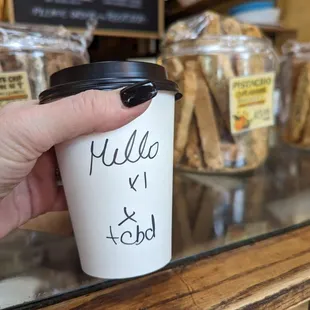 Added single espresso shot too