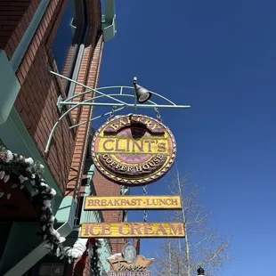 Street level sign on Main St