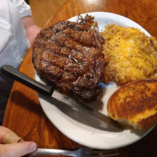 Ribeye medium rare