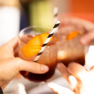 drink, sushi and sashimi