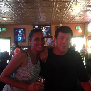 Owner Rob and one of his many smiling locals