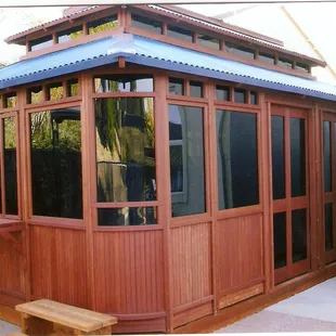 13'x15' gazebo with 2nd tier roof