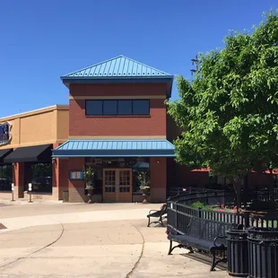 the outside of the store