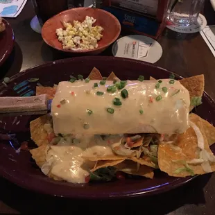 Spicy chicken burrito, aka &quot;The Boss&quot;