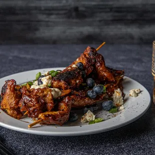 BBQ Chicken Skewers (Vegan)