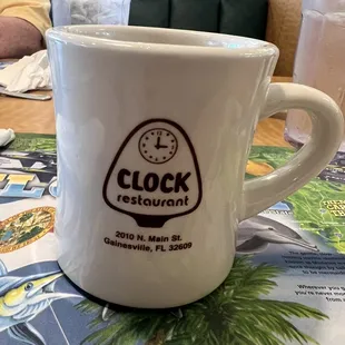 Hot coffee freshly brewed