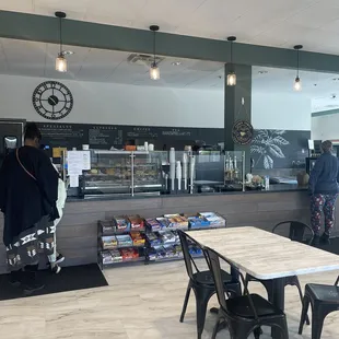 the counter area