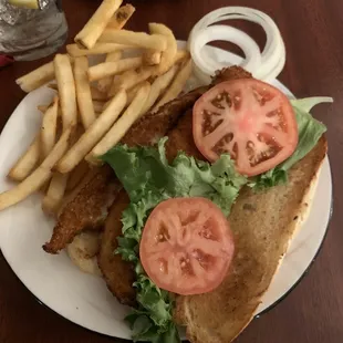 Fish sandwich