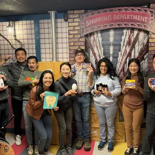 Candy Factory - plenty of space and puzzles for our group of 9!