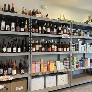 a wide selection of wines