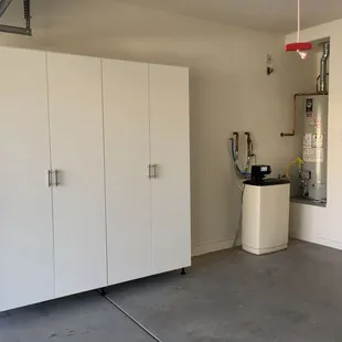 Garage cabinets