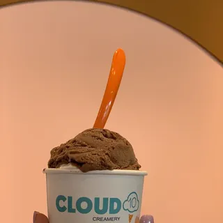 Pint of Dark Chocolate Ice Cream