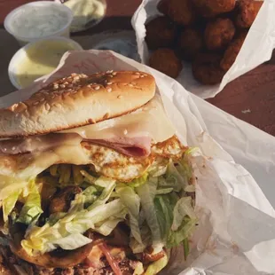 Picnic Burger Fried Mushrooms