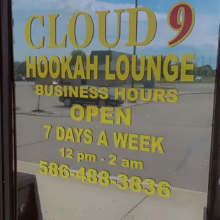 Cloud 9 Hookah Lounge