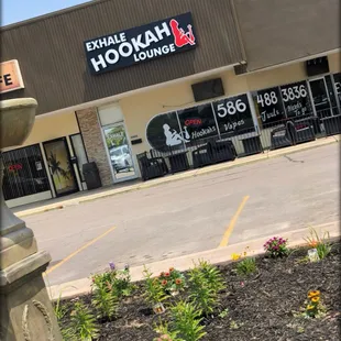 the outside of the building