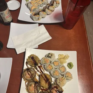 Tempura Roll ; spicy shrimp