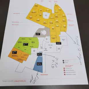 Map of Computer History Museum