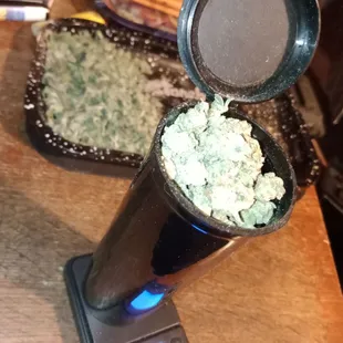Only a 20.1 g ounce after separating the buds from the leaf trim and stems
