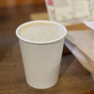 Hojicha mocha latte