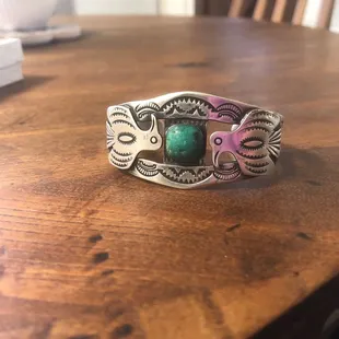 My vintage railroad jewelry bracelet.