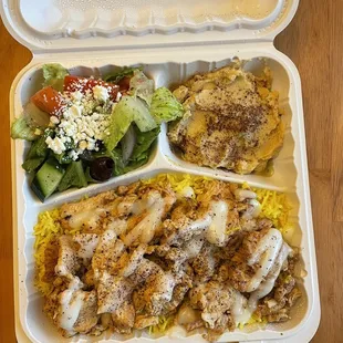 Shawarma plate.