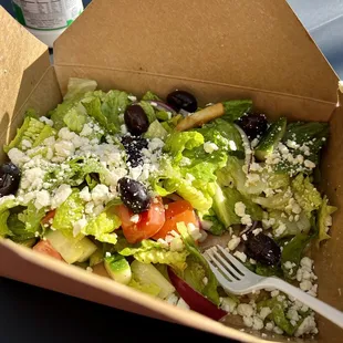 Delicious and fresh Greek salad!