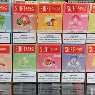 5000 puff rechargeable SWFT mod disposables