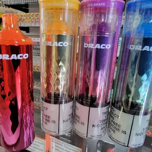 Our biggest disposable yet...  6500 puff Draco rechargeable/adjustable disposable!