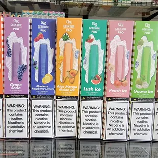 Geek Bar PRO's in stock 2000 puffs