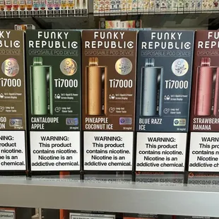 NEW 7000 puff Funky Republic disposables by Elf Bar