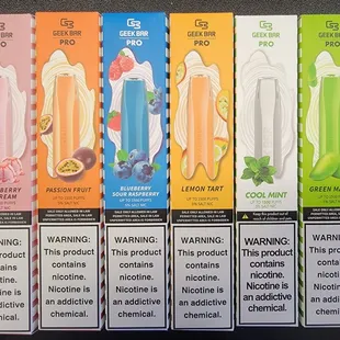 New Geekbar Pro flavors!