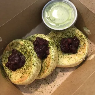 Matcha Cream with Red Bean