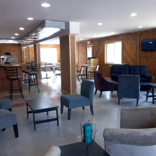 a view of the lounge area