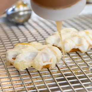 Whipped honey Mochi Waffle