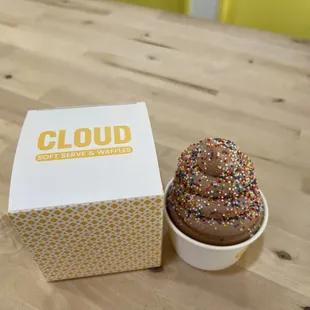 This chocolate soft serve was to die for