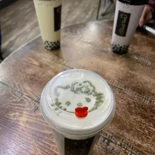 Taro Milk Tea with Cloud Cap