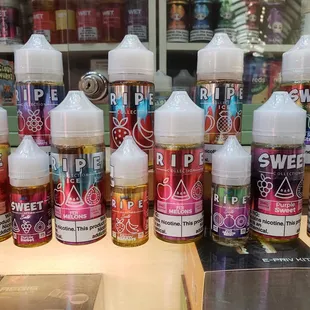 juice Big Sale this week! All RIPE 100ml and saltnic juice are only 15$