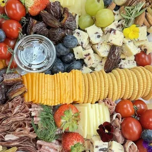 Charcuterie board! Choose your favorite stuff!