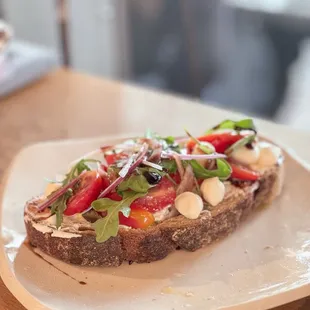 Tomato Mozzarella Tartine