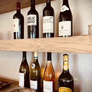 Local wines from the community