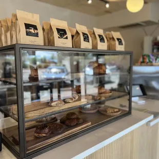 Locally-roasted beans and baked goods