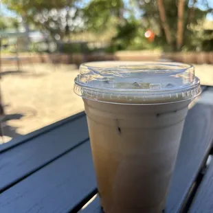 Iced Butterscotch Latte