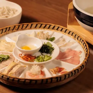 Traditional bridge rice noodles