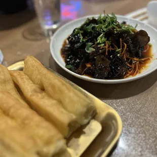 Fried donut is a must try (for dipping in soup, so yummy!!).  Wood ear could use less chili flakes IMHO