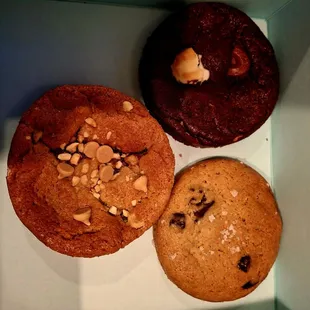 The OG, PB Jelly, Chocolate Factory cookies