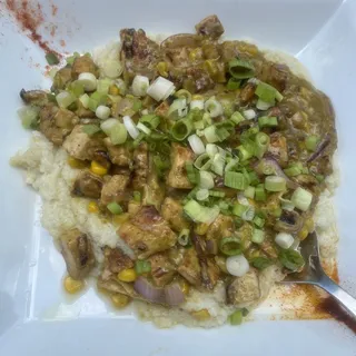 Poblano Chicken and Grits