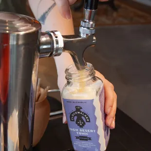 CloudWalker Farm's fresh High Desert Tonic on tap