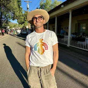 Our Founder/CEO James Walker sporting our Limited Edition 2024 Pride Tee!